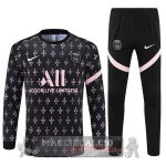 Paris Saint Germain Insieme Completo nero III rosa Giacca 2021-22