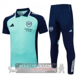 Set Completo Arsenal Maglia POLO 2025 2026 Verde Blu