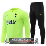 Tottenham Hotspur Set Completo Bambino Verde I Nero Felpa Da Allenamento 2022-23