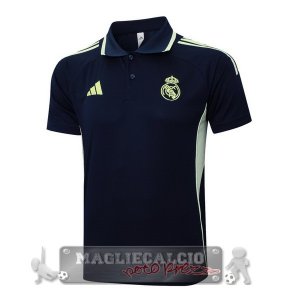 Real Madrid Blu Navy Verde Maglia POLO 2025 2026