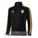 Lunga Zip Giacca Real Madrid 2025 2026 Nero Giallo