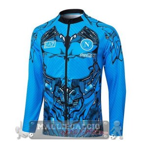 Lunga Zip Giacca Napoli 2025 2026 Blu Nero