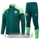 Set Completo Lunga Zip Giacca Palmeiras 2025 2026 Verde