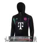 Giacca Felpa Cappuccio Bayern Monaco 2023-24 Nero Purpureo