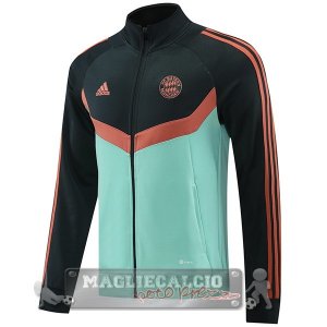 Lunga Zip Giacca Bayern Munich 2024 2025 Grigio Verde