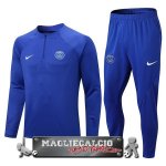 Paris Saint Germain Giocatori Insieme Completo Blu Felpa Da Allenamento 2022-23