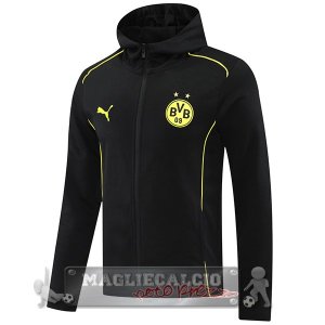 Felpa Cappuccio Borussia Dortmund 2024 2025 Nero