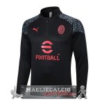 AC Milan Nero Rosso Grigio Felpa Da Allenamento 2023-24