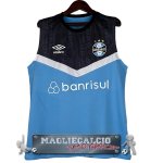 Gremio Senza Maniche Formazione Maglia Calcio 2023 Blu Grigio