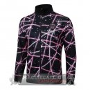 Lunga Zip Giacca Paris Saint Germain 2025 2026 Nero Rosa