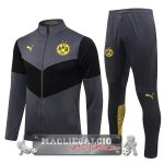 Borussia Dortmund Insieme Completo Grigio Navy Giacca 2021-22