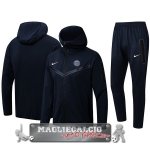 Giacca Felpa Cappuccio Set Completo Paris Saint Germain 2024-25 Nero