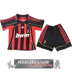 AC Milan Retro Set Completo Bambino Maglia Calcio Home 2006-2007