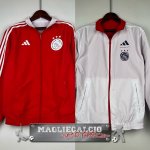 Ajax Rosso Bianco Giacca A Vento 2023-24