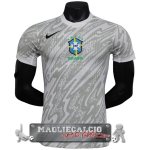 Thailandia Giocatori Maglia Calcio Portiere Brasile Concetto 2024 Bianco