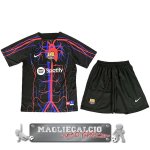 Speciale Maglia Calcio Set Completo Uomo Barcelona 2023-24 Nero Purpureo