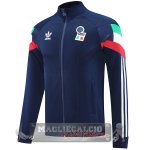 Lunga Zip Giacca Italia 2025 Blu Navy Rosso