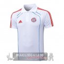 Bayern Monaco Bianco Blu Rosso Maglia POLO 2025 2026