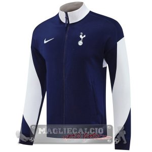 Lunga Zip Giacca Tottenham Hotspur 2025 2026 Blu Bianco