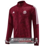 Giacca Lunga Zip Bayern Monaco 2023-24 Borgogna