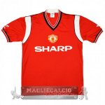 Home Maglia Calcio Manchester United Retro 1984-1986 Rosso