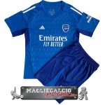 Portiere Maglia Calcio Set Completo Uomo Arsenal 2023-24 Blu
