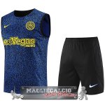 Formazione Senza Maniche Set Completo Inter Milán 2023-24 Blu Giallo Nero