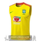 Formazione Senza Maniche Brasile 2026 Giallo Arancione