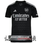 Tailandia Portiere Maglia Calcio Arsenal 2023-24 Nero