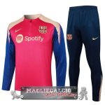 Felpa Da Allenamento Set Completo Barcelona 2024-25 Rosa Blu