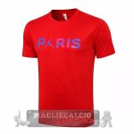 Paris Saint Germain Formazione Maglia Calcio 2021-22 Rosso Purpureo