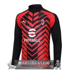 AC Milan Rosso Nero Felpa Da Allenamento 2023-24