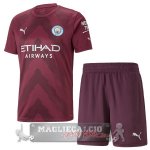 Manchester City Set completi Bambino Maglia Calcio Portiere 2022-23 Rosso