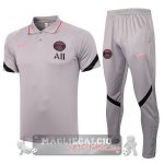 Paris Saint Germain grigio Maglia Set Completo POLO 2021-22