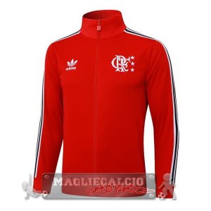 Lunga Zip Giacca Flamengo 2025 2026 Rosso