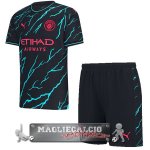 Terza Maglia Calcio Set Completo Uomo Manchester City 2023-24