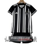 Atletico Mineiro Bambino Maglia Calcio Home 2023-24 Nero Bianco