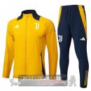 Set Completo Lunga Zip Giacca Juventus 2025 2026 Giallo Blu