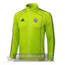 Lunga Zip Giacca Real Madrid 2025 2026 Verde Nero