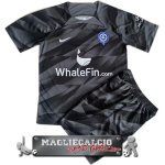 Atletico Madrid Bambino Maglia Calcio Portiere 2023-24 Nero