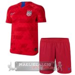Estados Unidos Set completi Bambino Maglia Calcio Away 2019