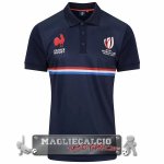 Rugby Polo Maglia Calcio Francia Coppa Del Mondo Di 2023 Blu