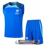 Formazione Senza Maniche Set Completo Inter Milan 2024-25 Azul