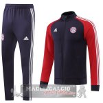 Bayern Monaco Insieme Completo Grigio Rosso Giacca 2022-23