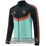 Lunga Zip Giacca Bayern Munich 2024 2025 Grigio Verde