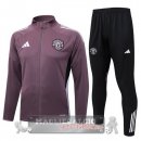 Set Completo Lunga Zip Giacca Bambino Manchester United 2025 2026