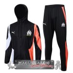 Set Completo Giacca a vento Marsella 2023-24 Nero Rosso