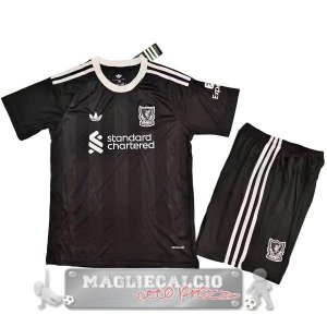 Portiere Set Completo De Bambino Liverpool 2025 2026 Nero