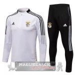 Benfica Insieme Completo Bianco Nero Giacca 2021-22