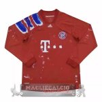 Human Race Manica lunga Maglia Calcio Bayern Munchen 2020-21 Rosso